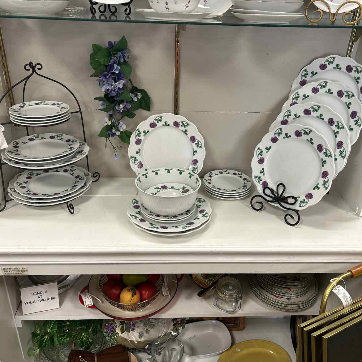 66 pc Dansk Lorraine Clover China