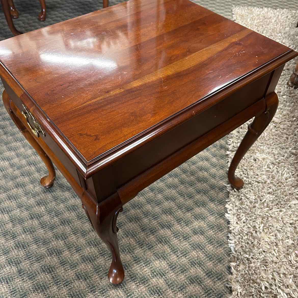 Wood Side Table w/Drawer - Gordon