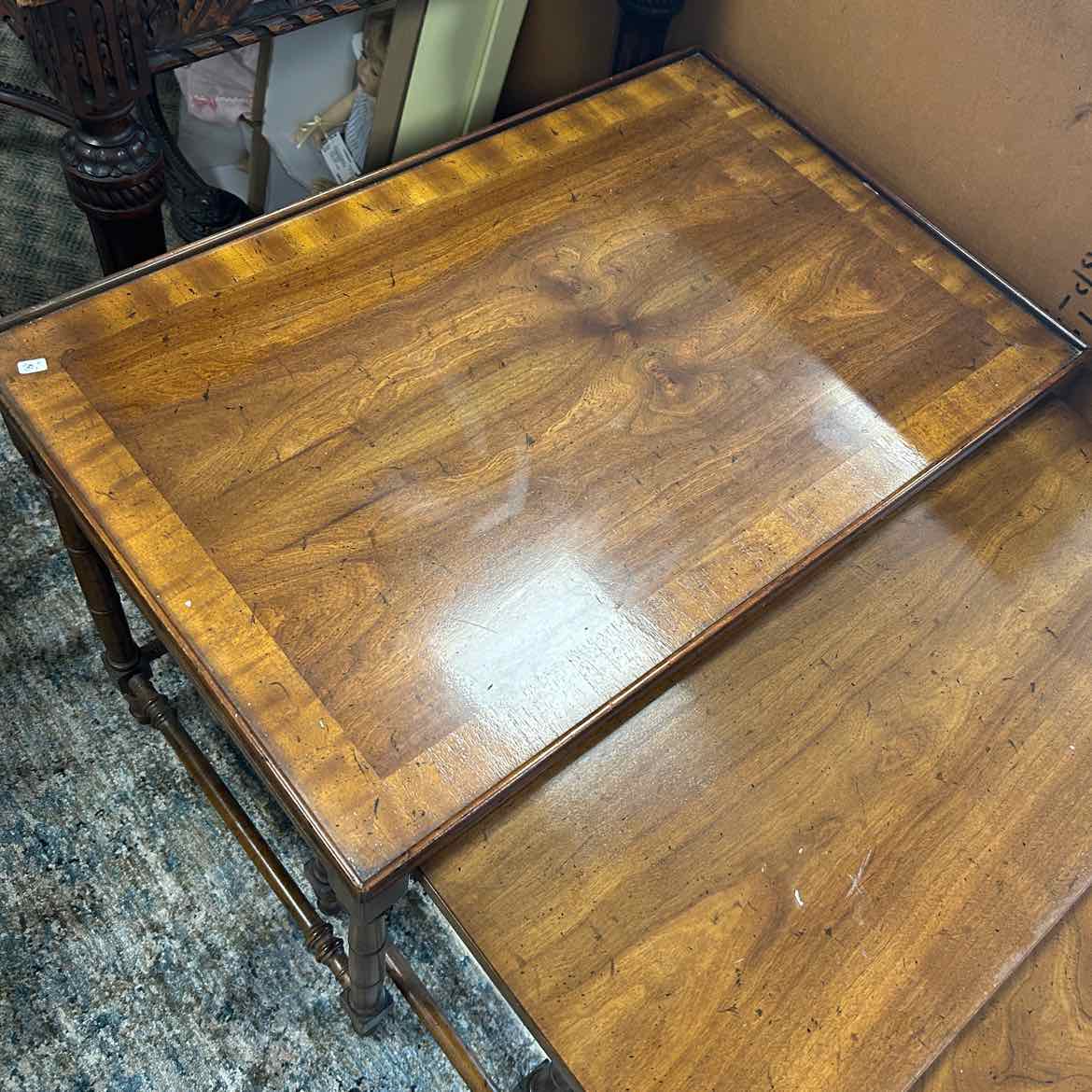 3 Wood Nesting Tables