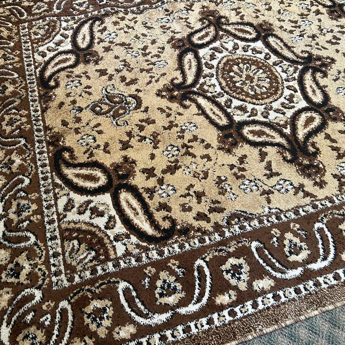Brown/Tan Area Rug 65x84