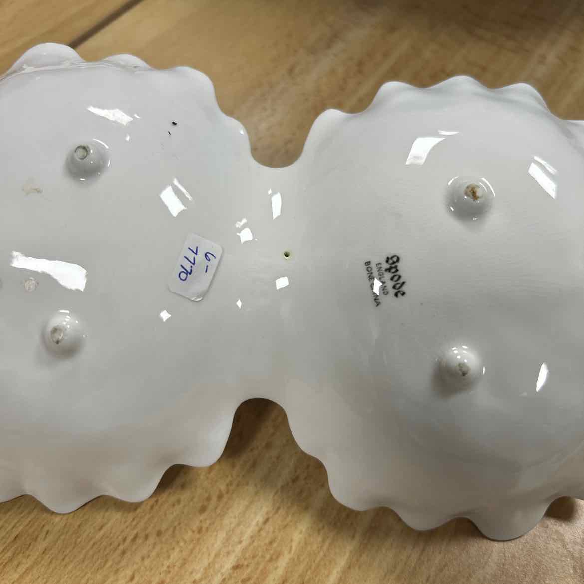 Spode Cabbage Leaf Divided Dish