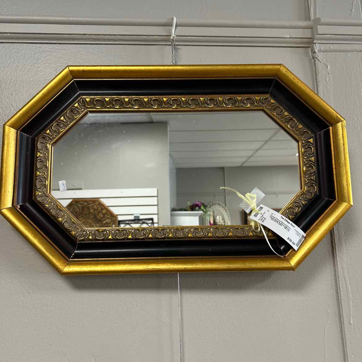 Gold & Black Mirror
