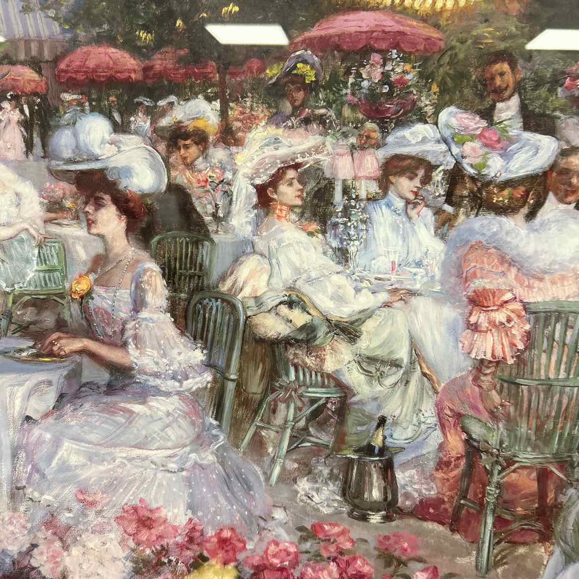 Scene of Ladies Eating at Hotel