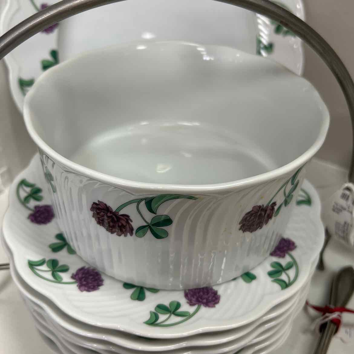 66 pc Dansk Lorraine Clover China