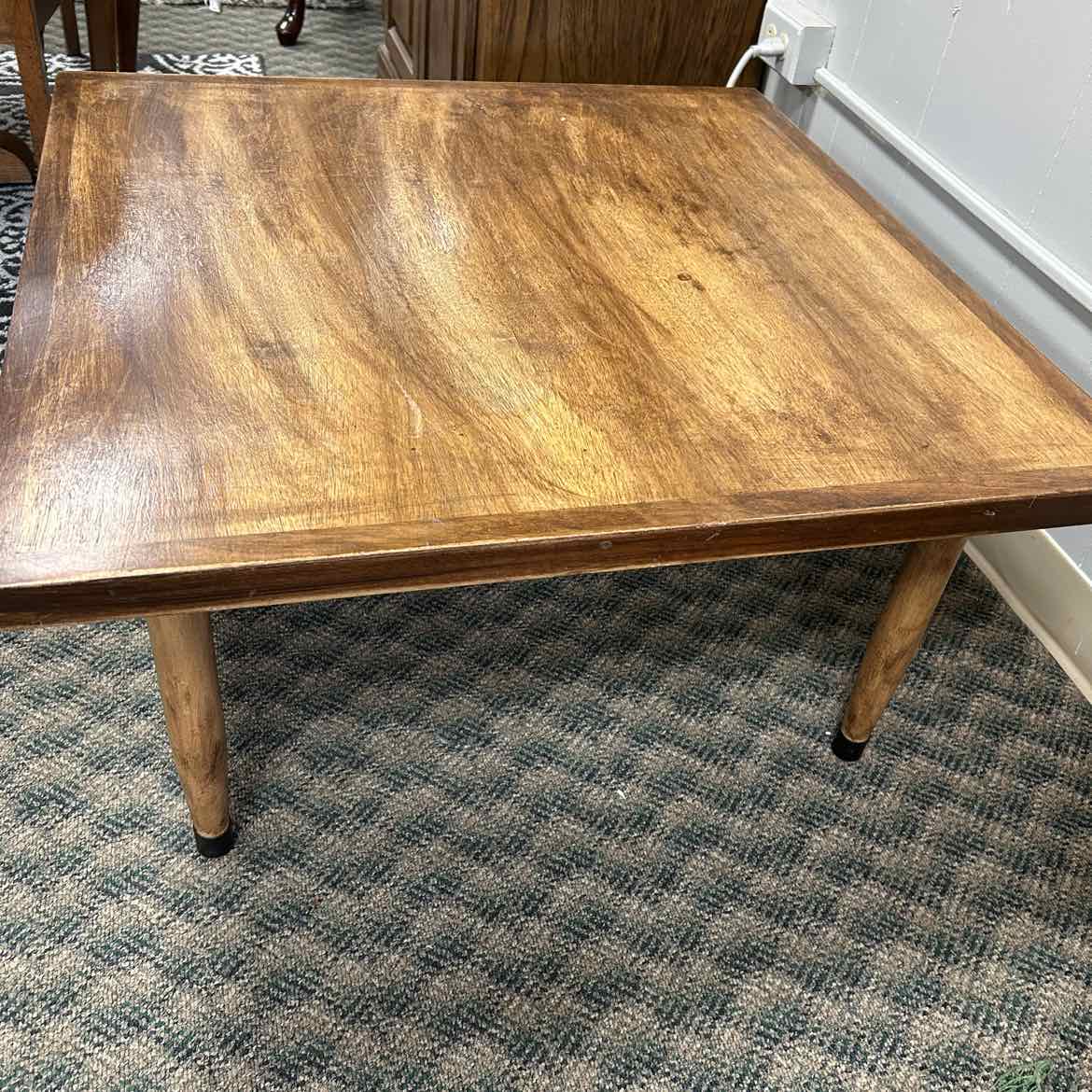 Square Wood End Table