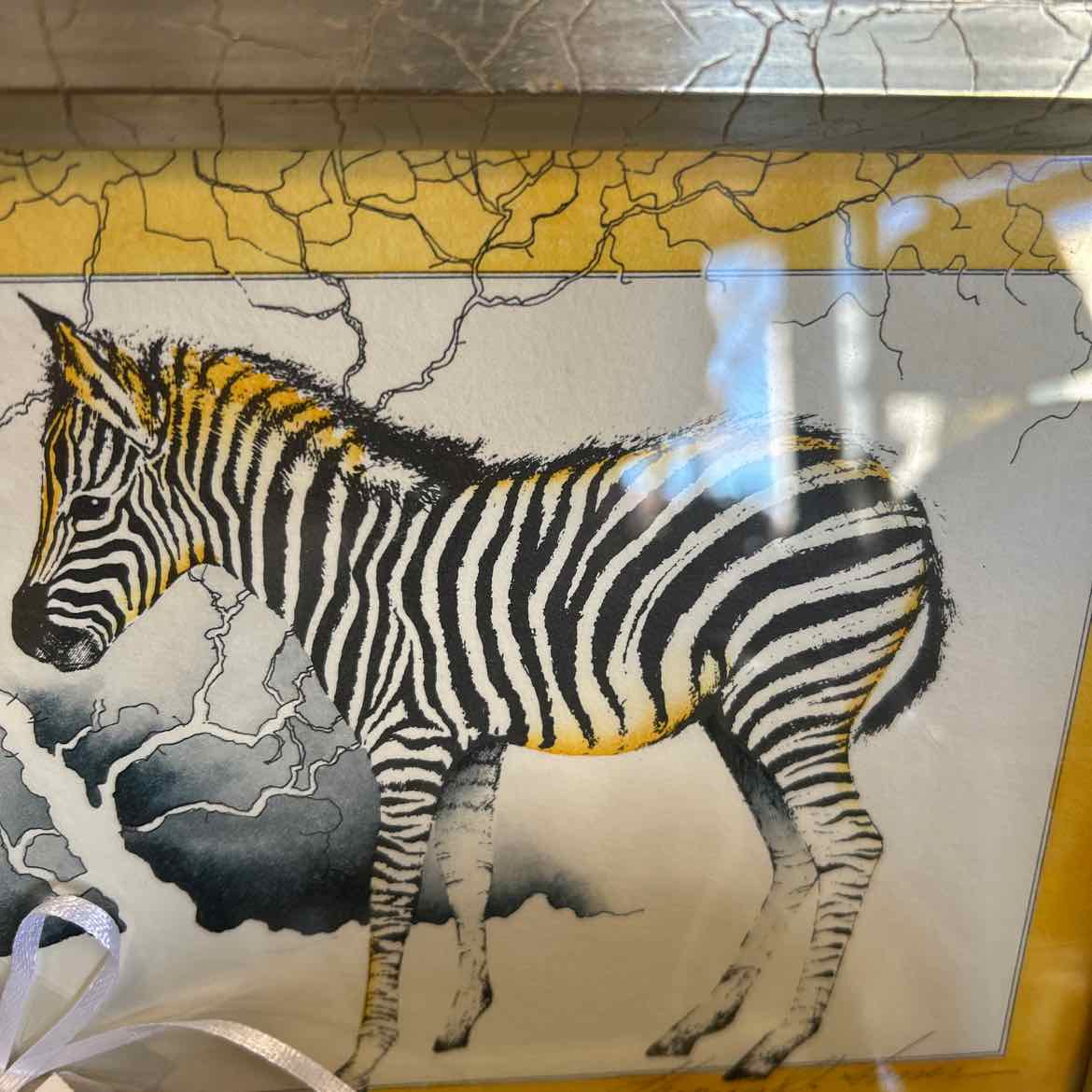 Hand Painted Zebra Painting