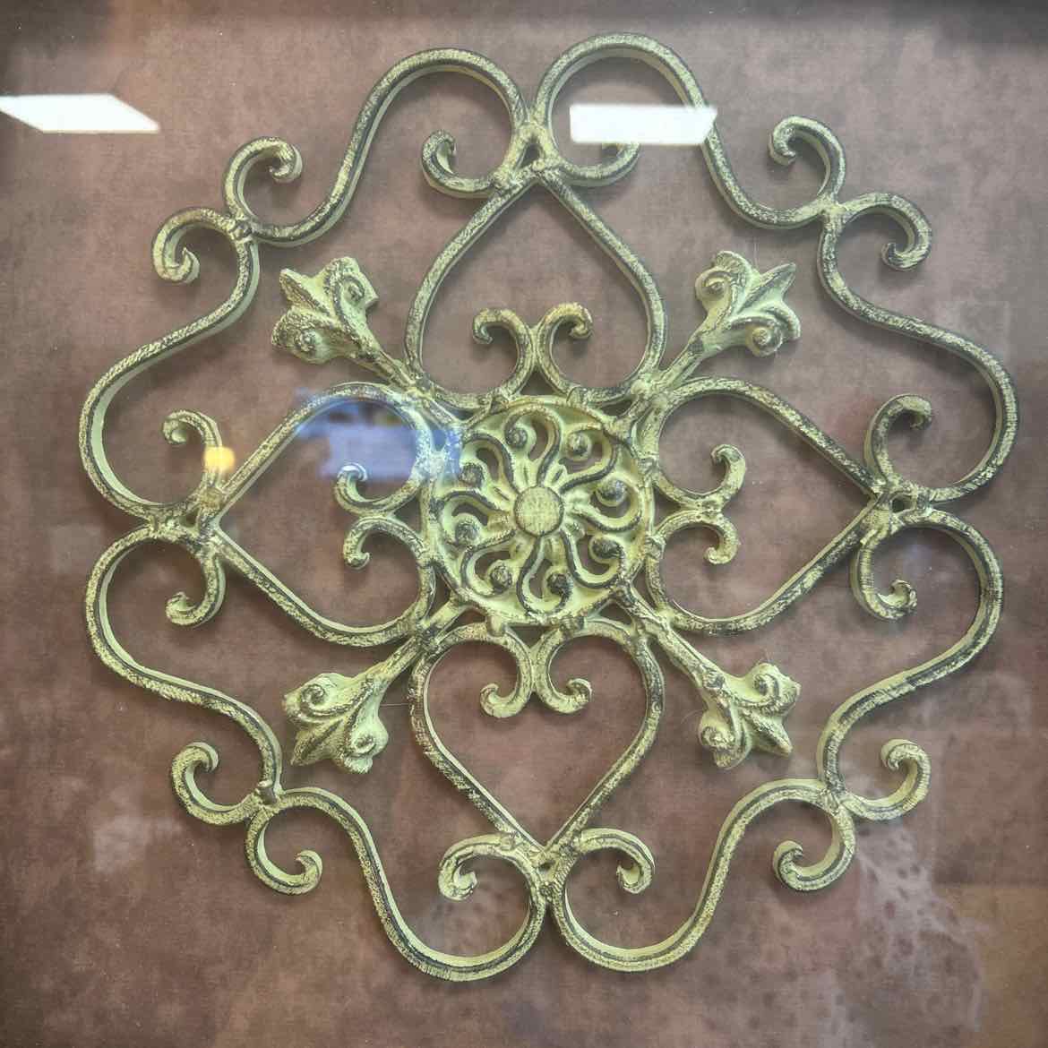 Medallion in Brown Frame