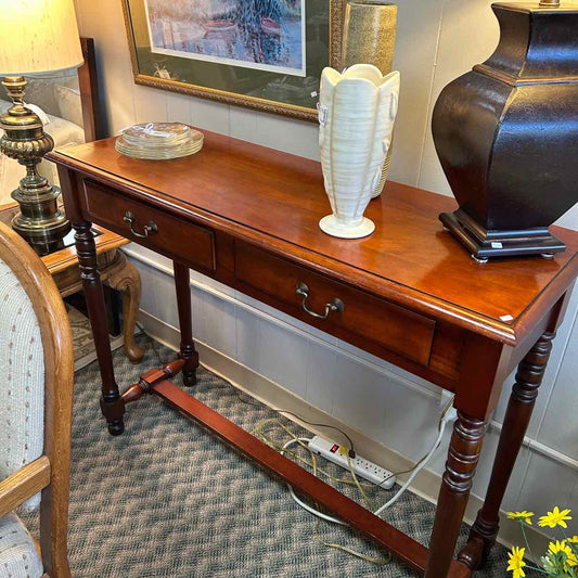 Wood Console Table w/2 Drawers