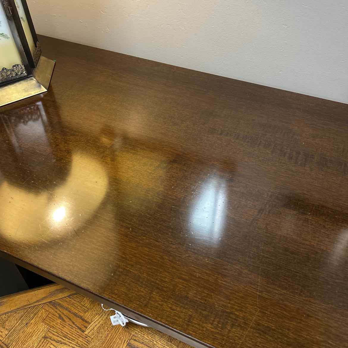 Dark Wood Desk w/3 Drawers
