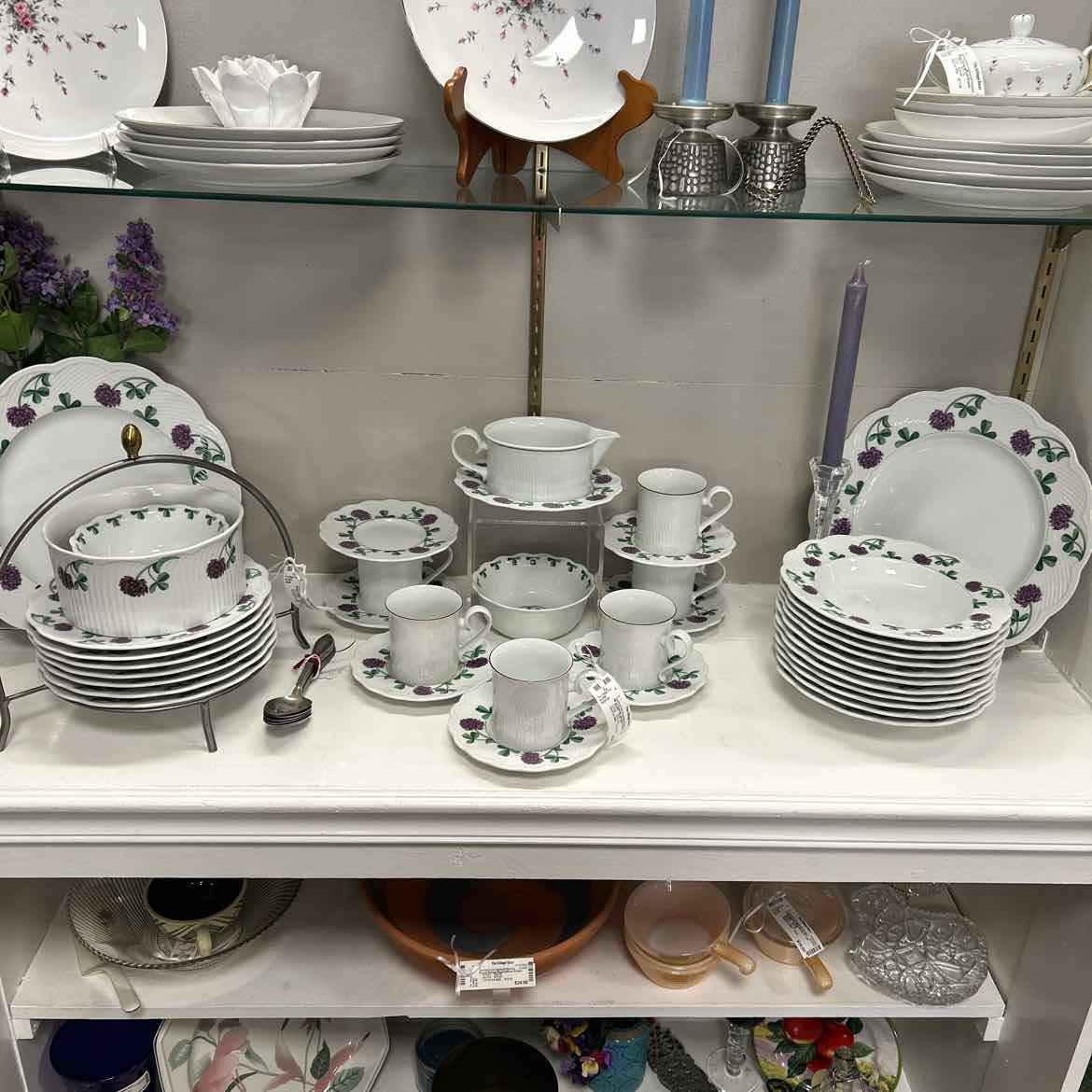 66 pc Dansk Lorraine Clover China