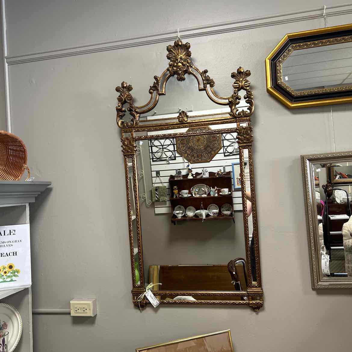LaBarge Ornate Mirror