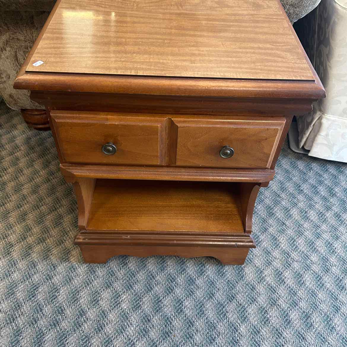 Wood Drawer w/Shelf Night Stand