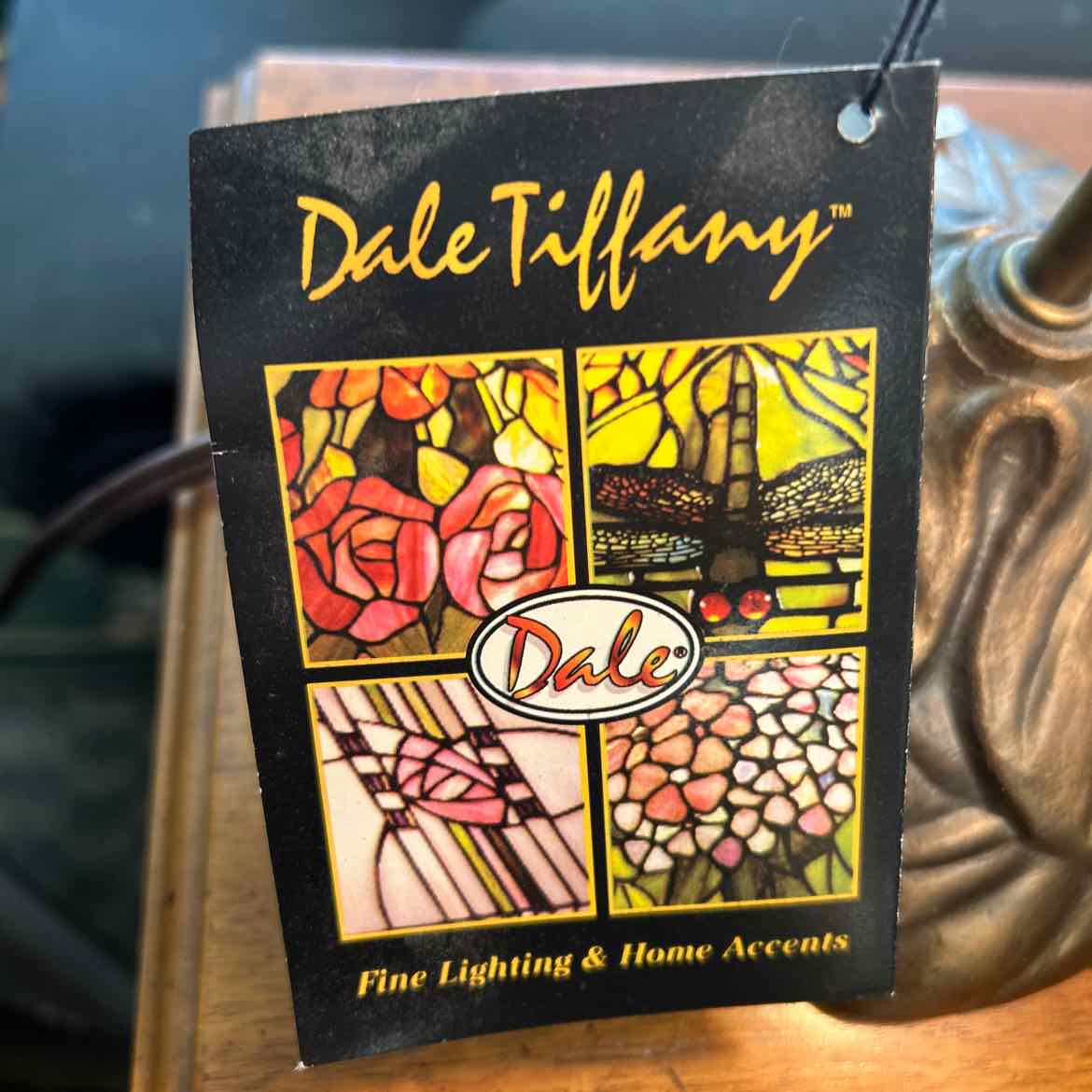 Dale Tiffany Pink Flower Lamp