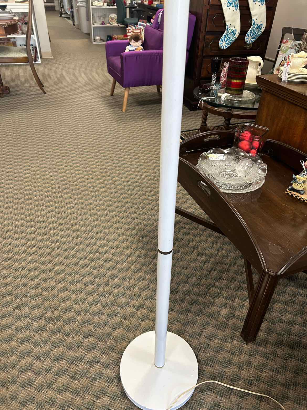 Tall White Floor Lamp