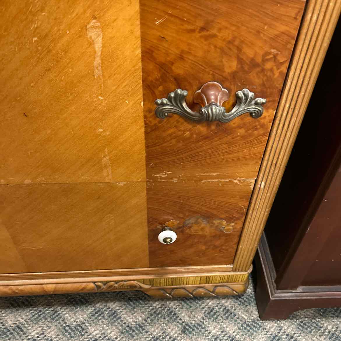 Vintage Art Deco Chest w/5 Drawers AS IS