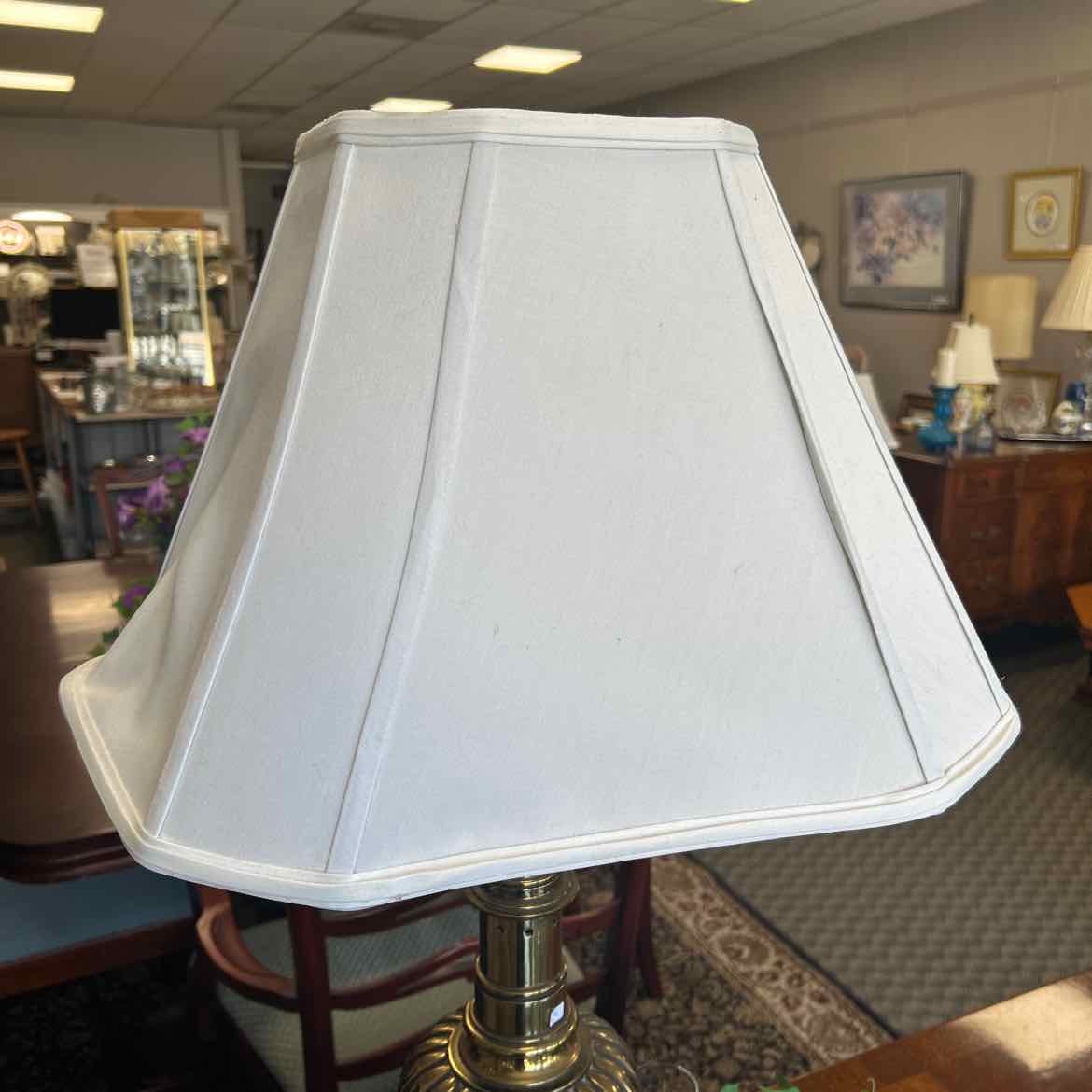 Tall Brass Lamp