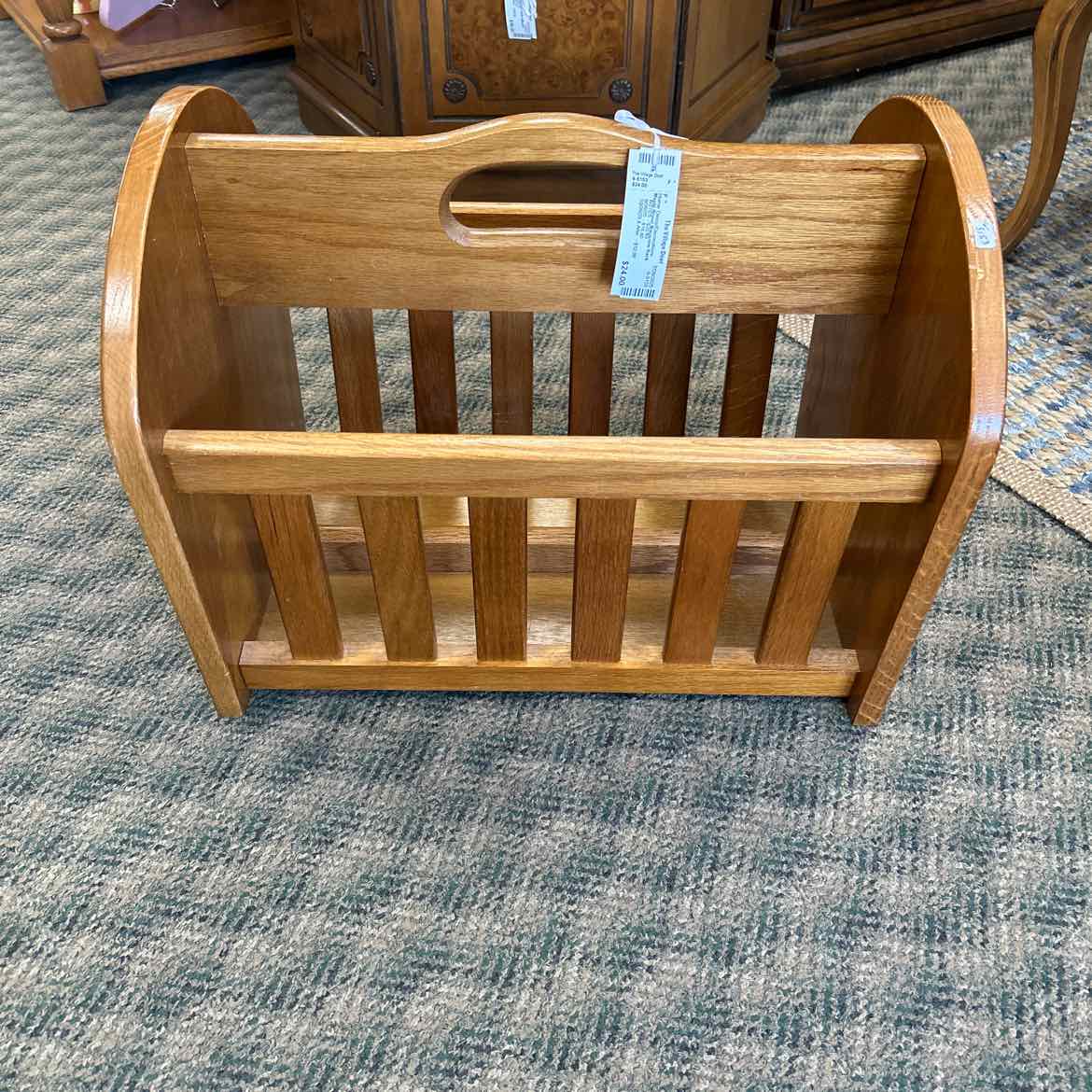Maple Wood Magazine Rack