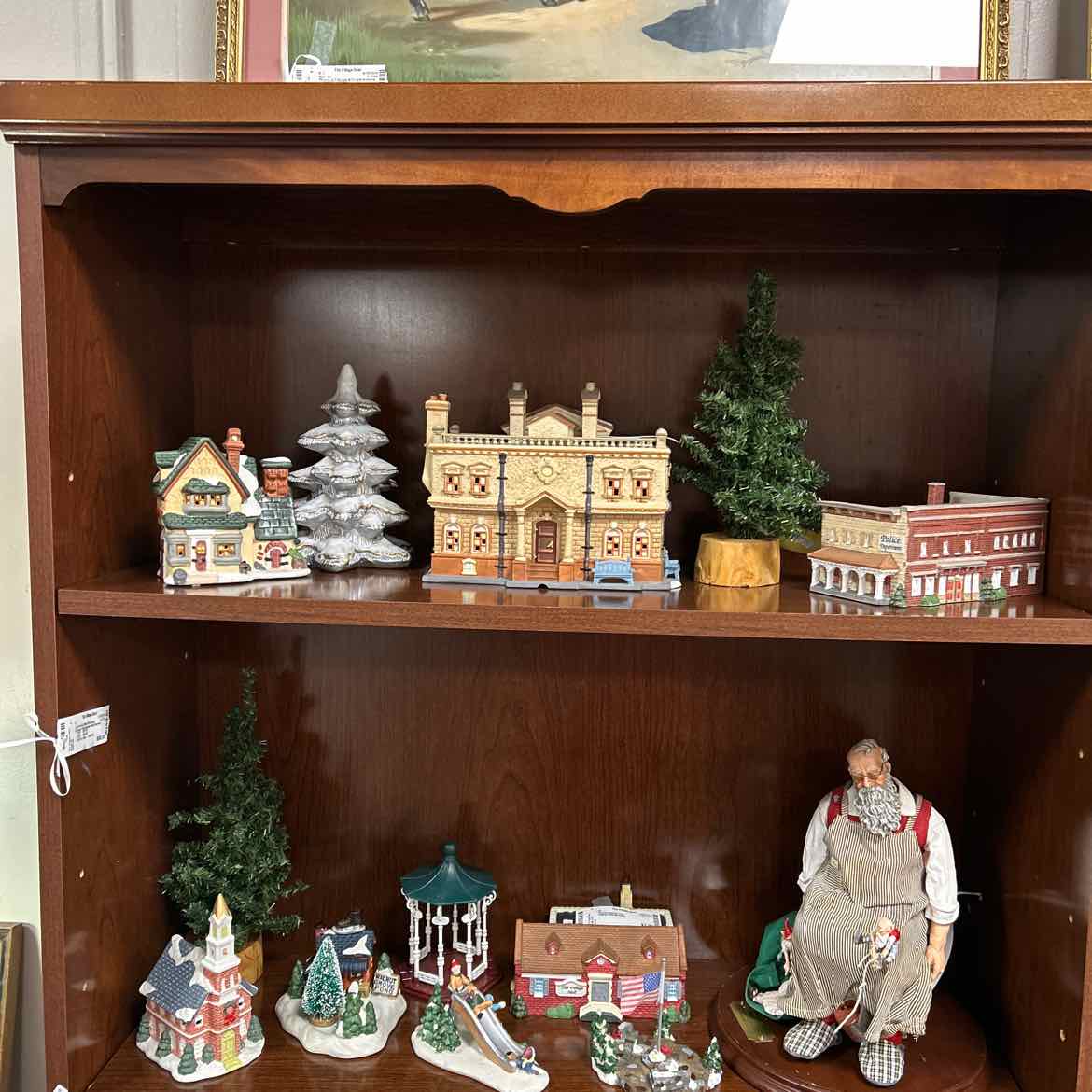 Tall Wood Bookcase w/5 Shelves