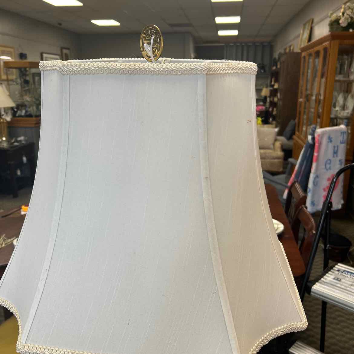 Square Brass Lamp