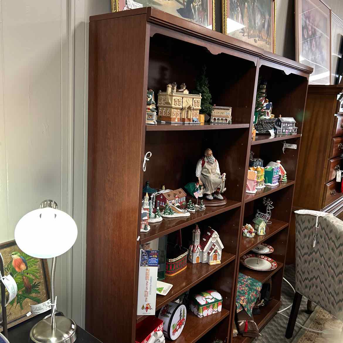 Tall Wood Bookcase w/5 Shelves