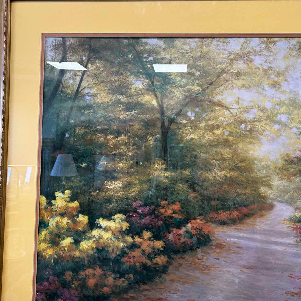 Woodland Scene w/Flowers