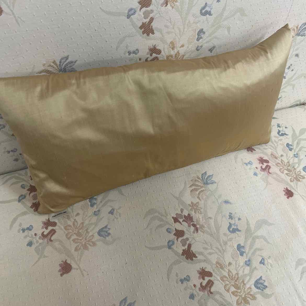 Rectangular Satin Pillow w/Stripes