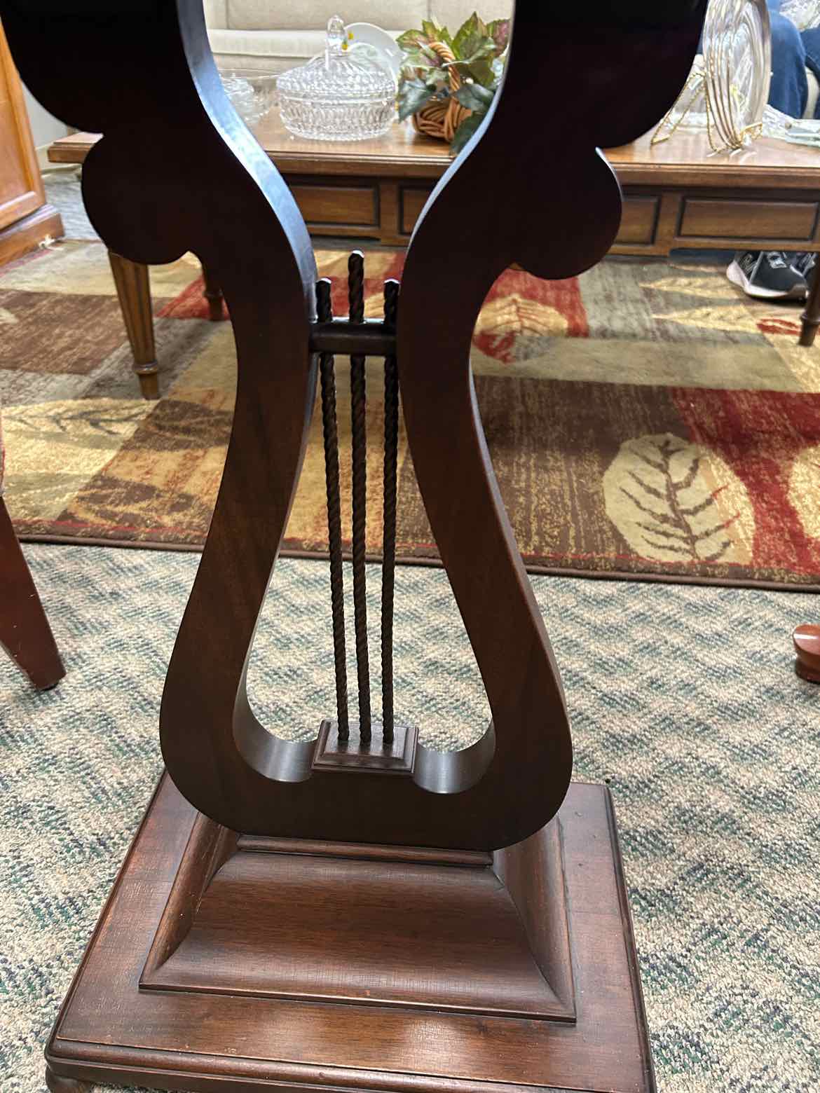 Black Painted Side Table
