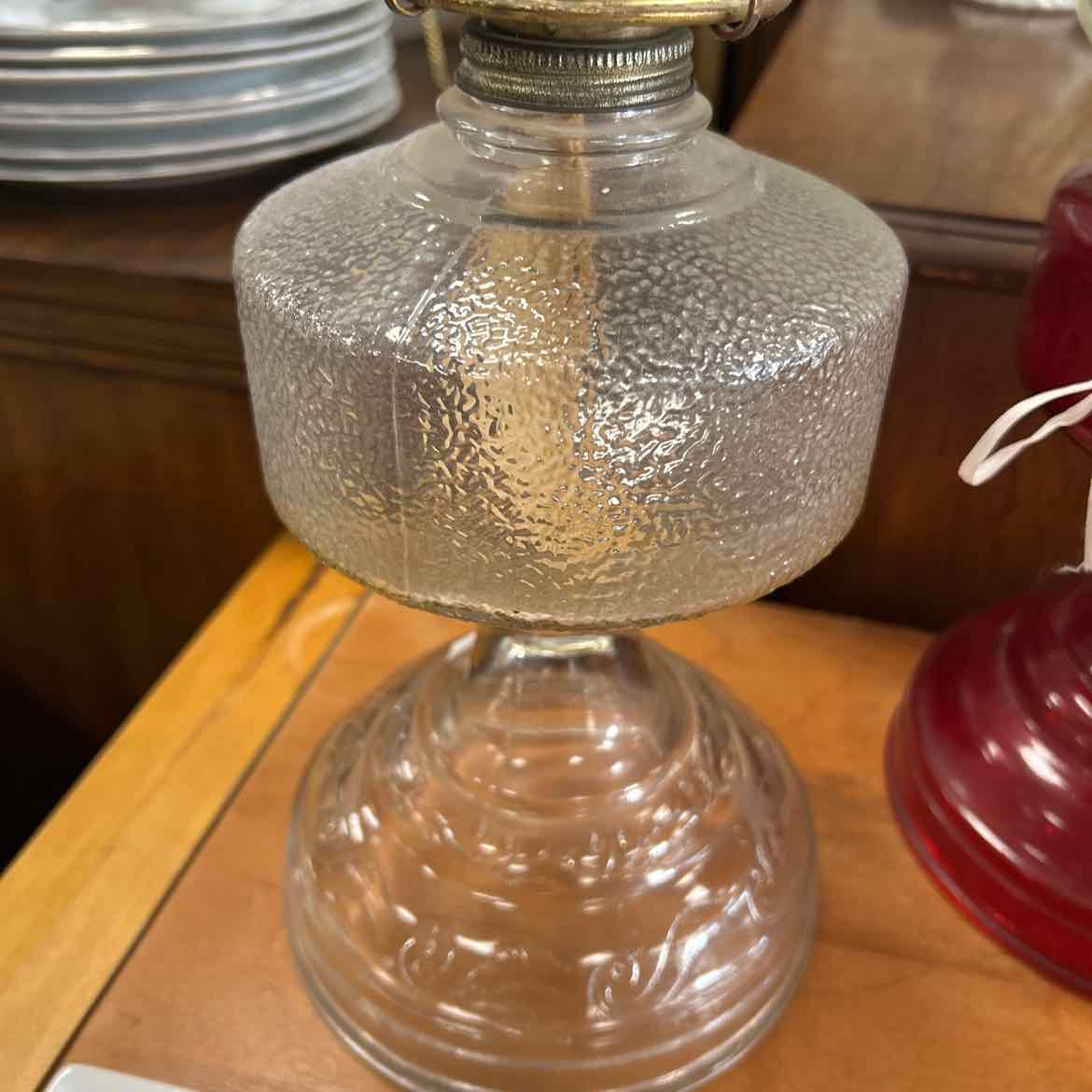 Clear Hurricane Lamp