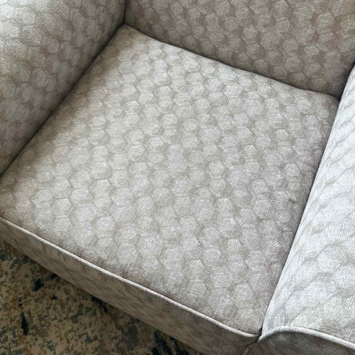 Gray Pattern Rocker/Swivel Chair