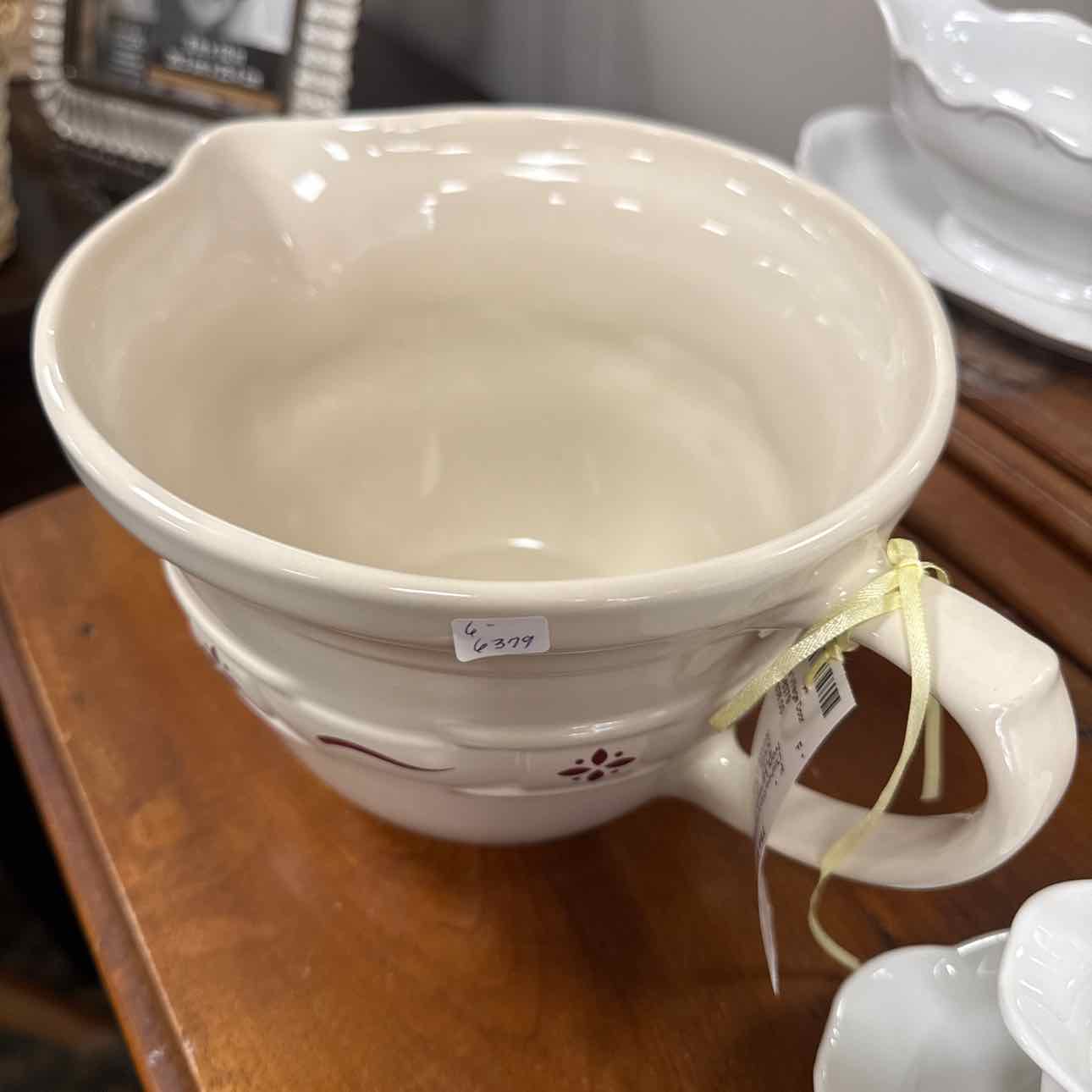 Ivory Longaberger Mixing Bowl