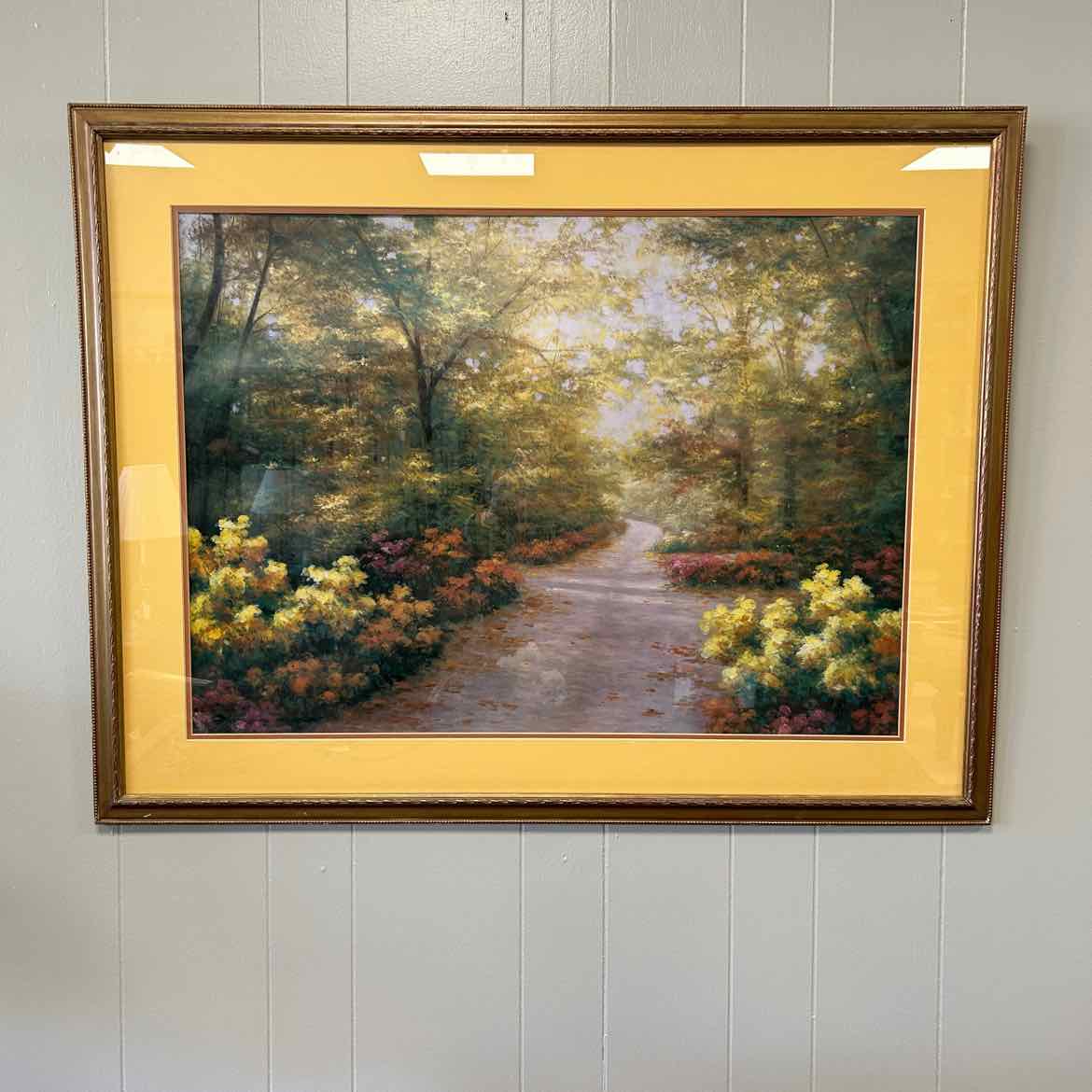 Woodland Scene w/Flowers