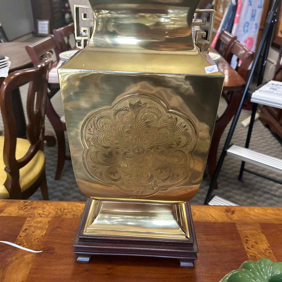 Square Brass Lamp