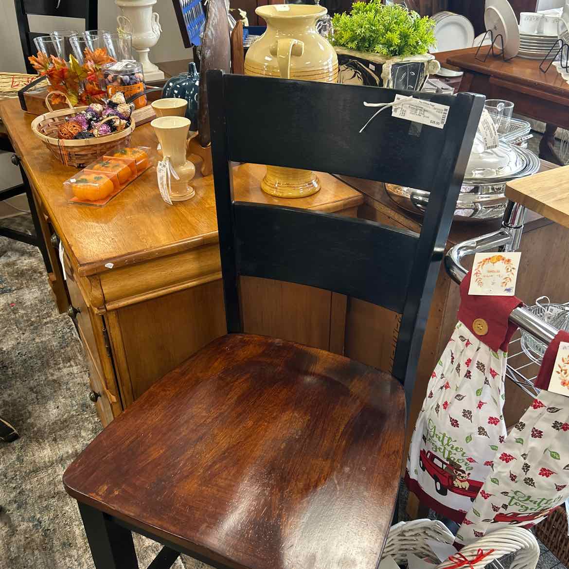 Wooden Counter Stool