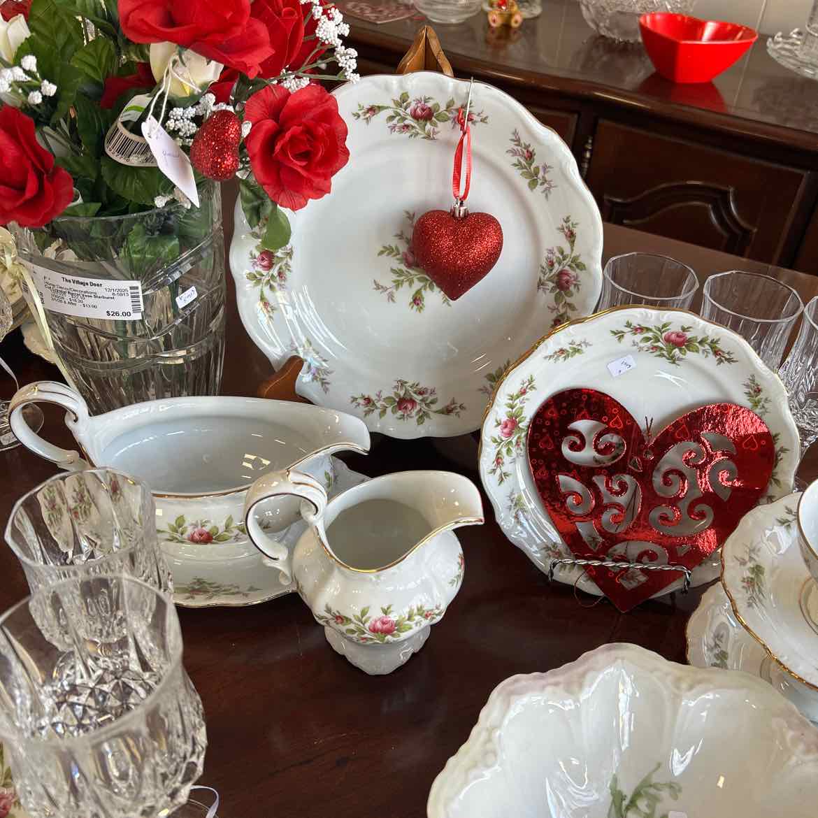 Haviland China "Moss Rose" 71 pc