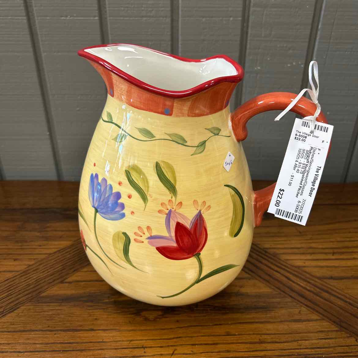 Pfaltzgraff Handpainted Pitcher