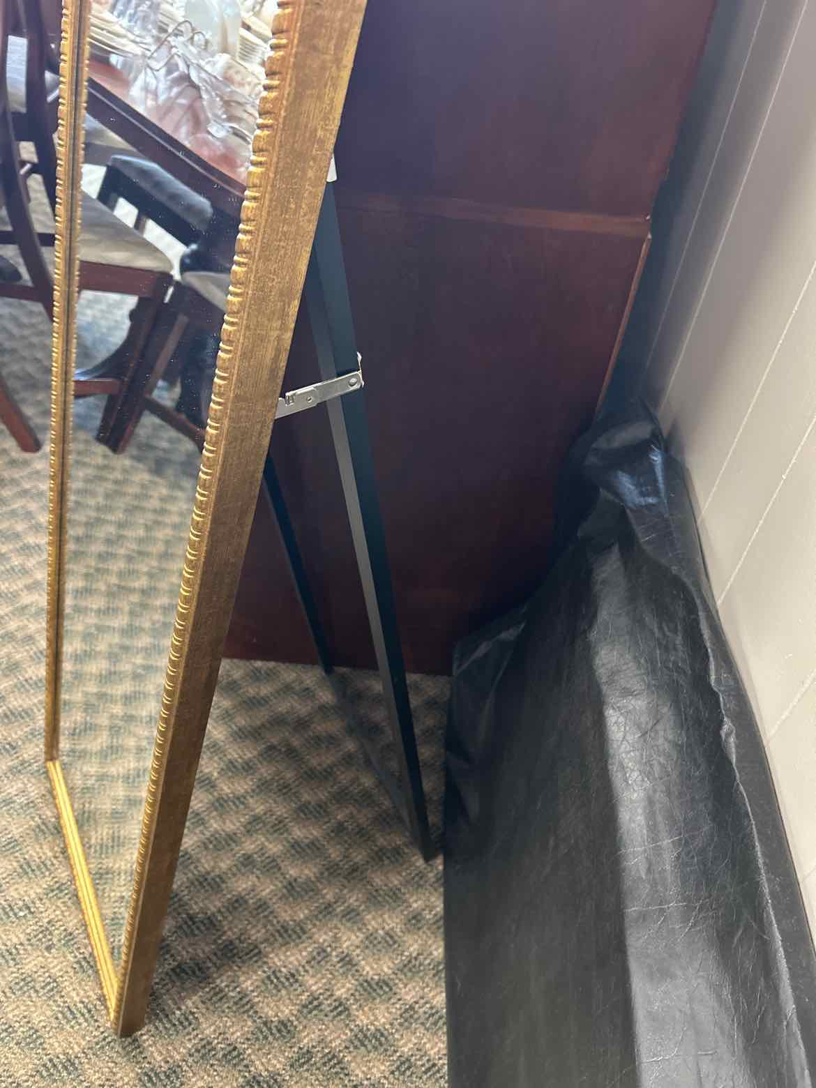 Gold Framed Standing Mirror