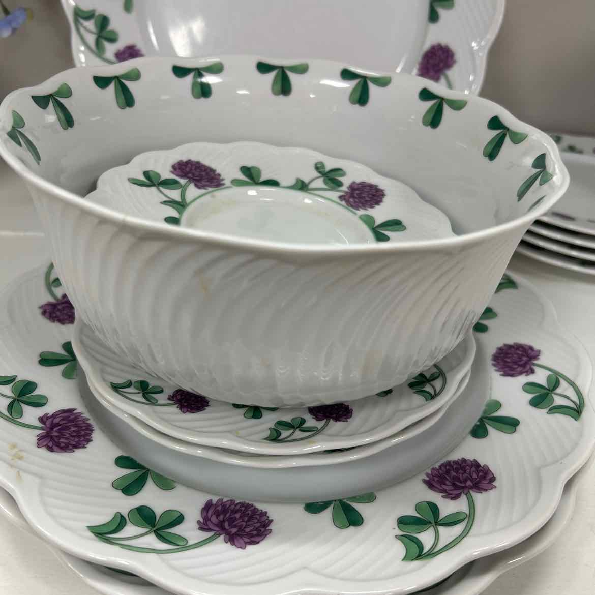 66 pc Dansk Lorraine Clover China