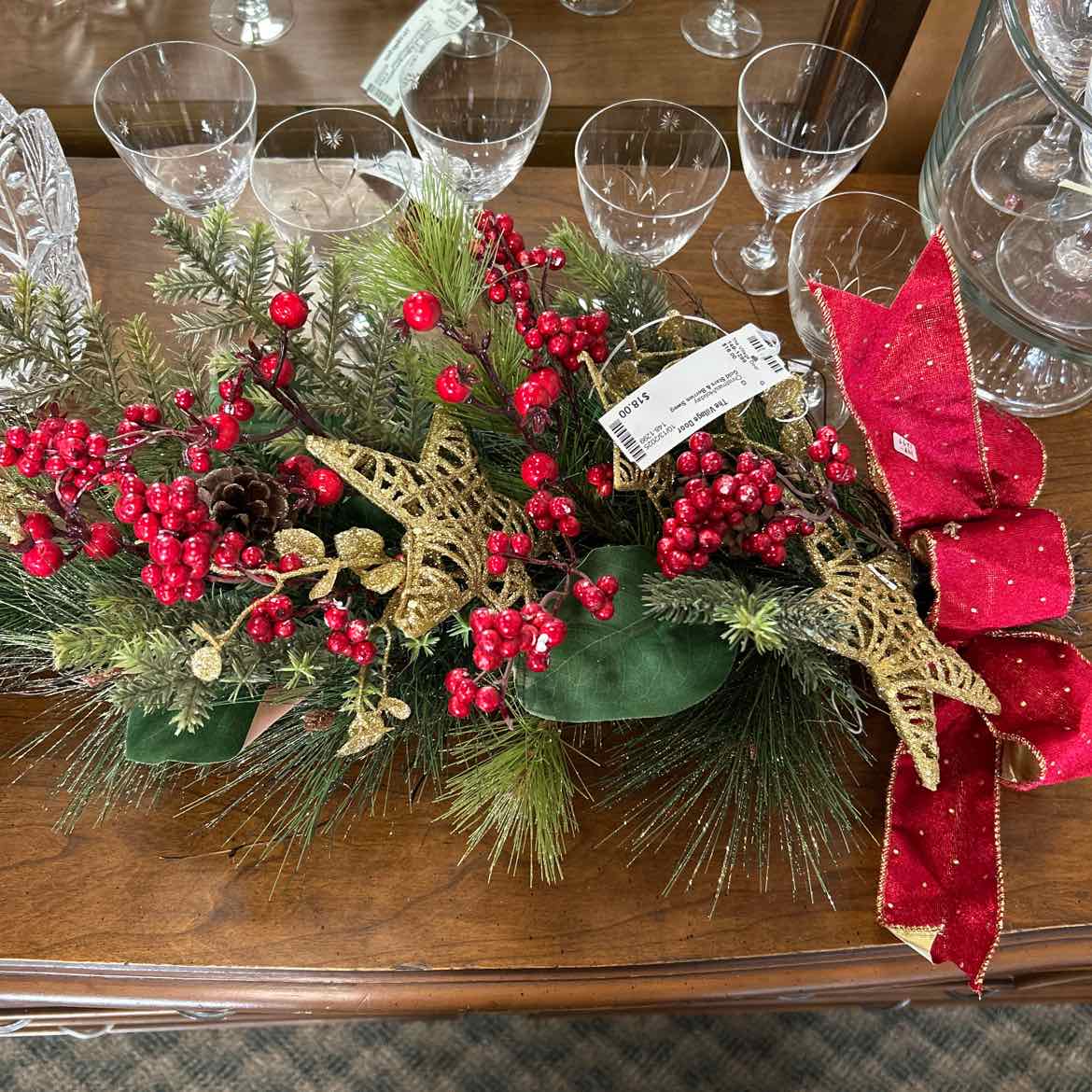 Gold Stars & Berries Swag