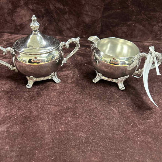 Silverplate Sugar & Creamer