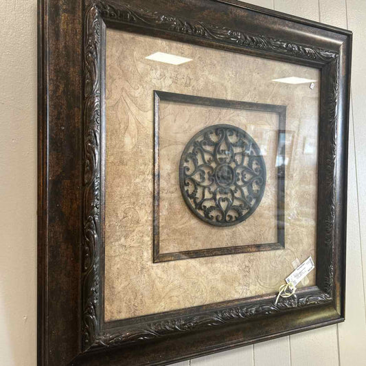 Medallion in Bronze Frame