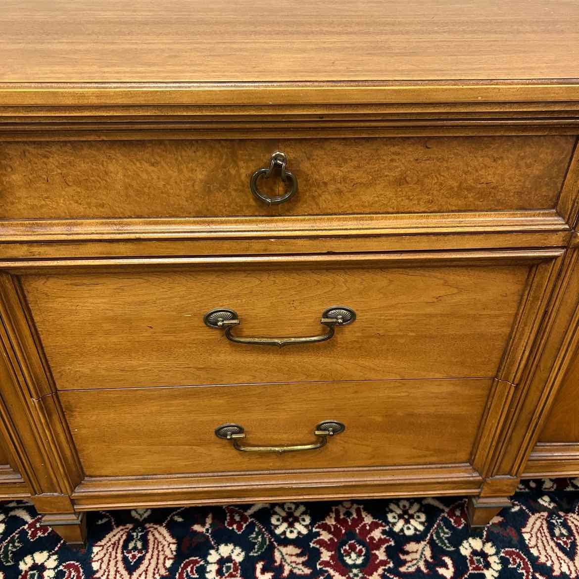 Wood Buffet w/Brass Hinges