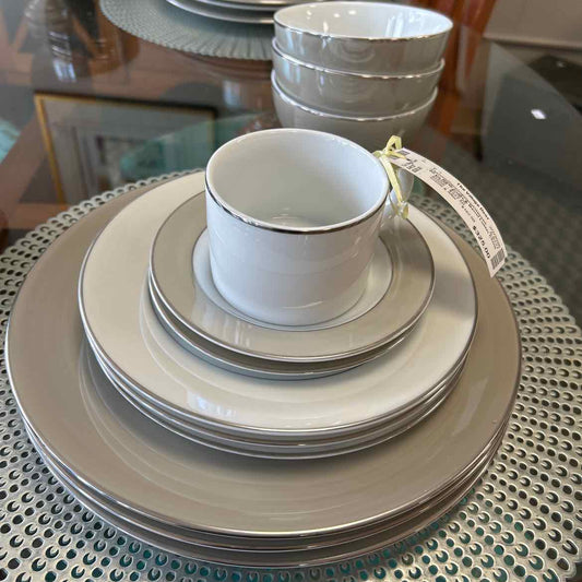 60 pc NEW Crate & Barrel Luster China