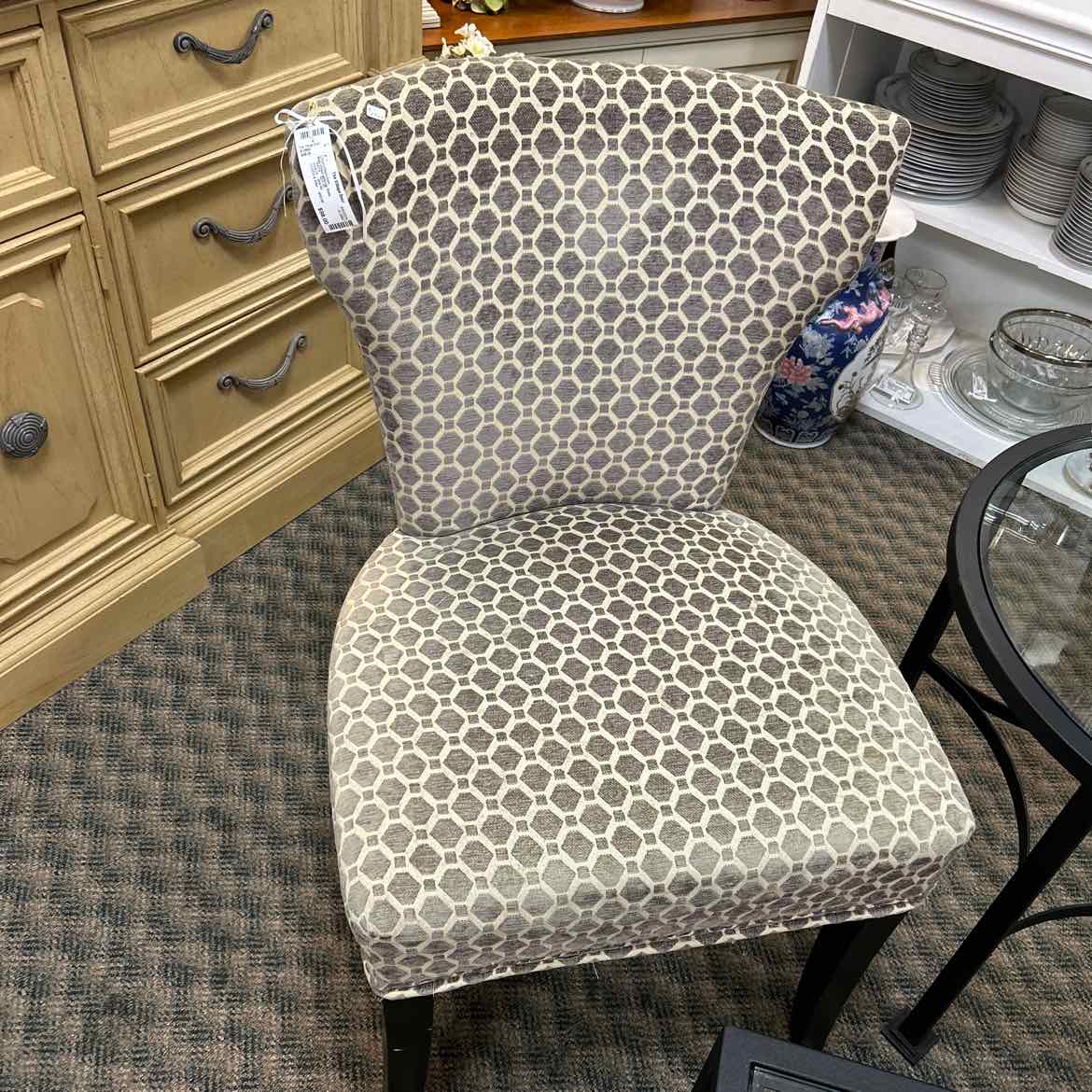 Side Chair w/Gray Dots