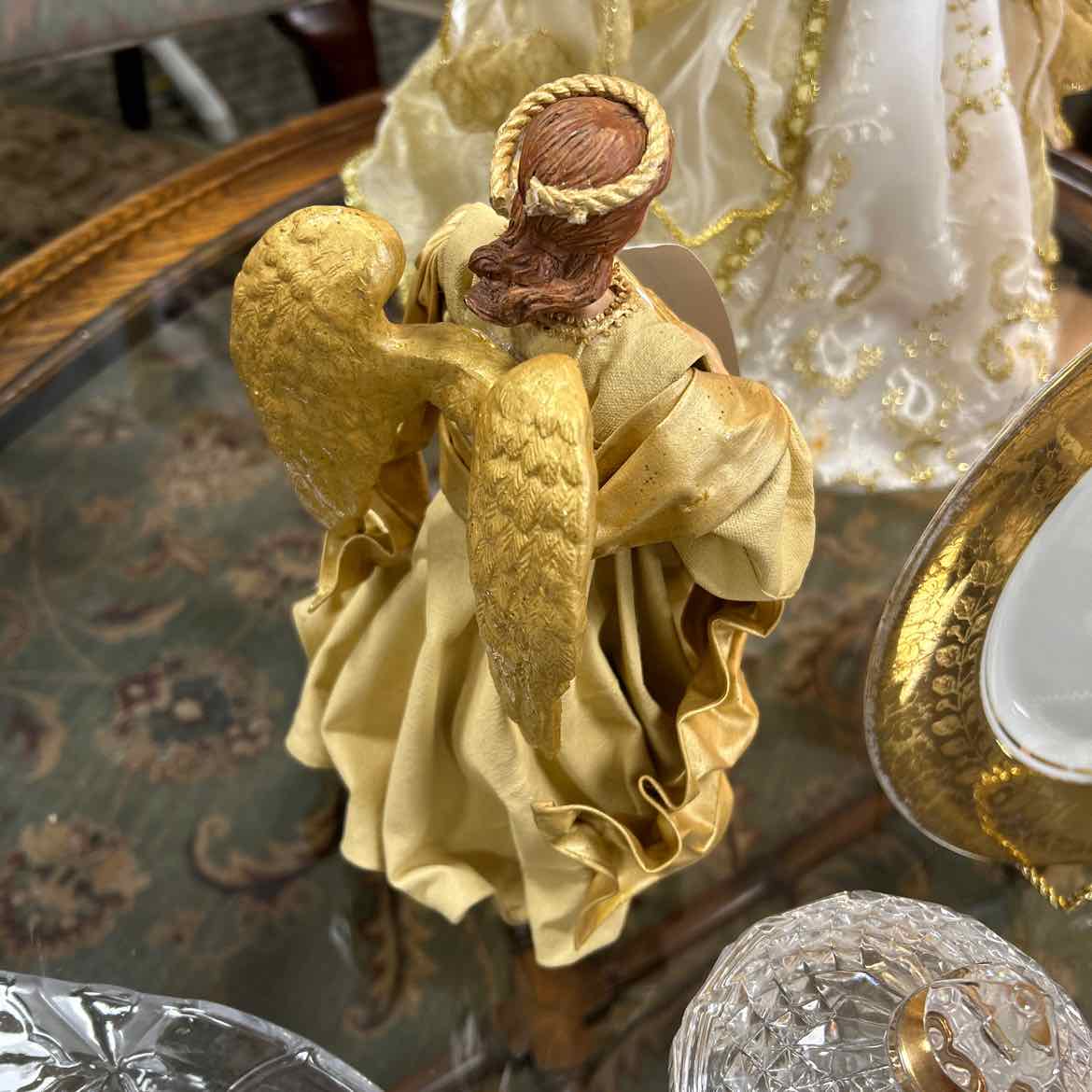 Gold Small Angel Topper