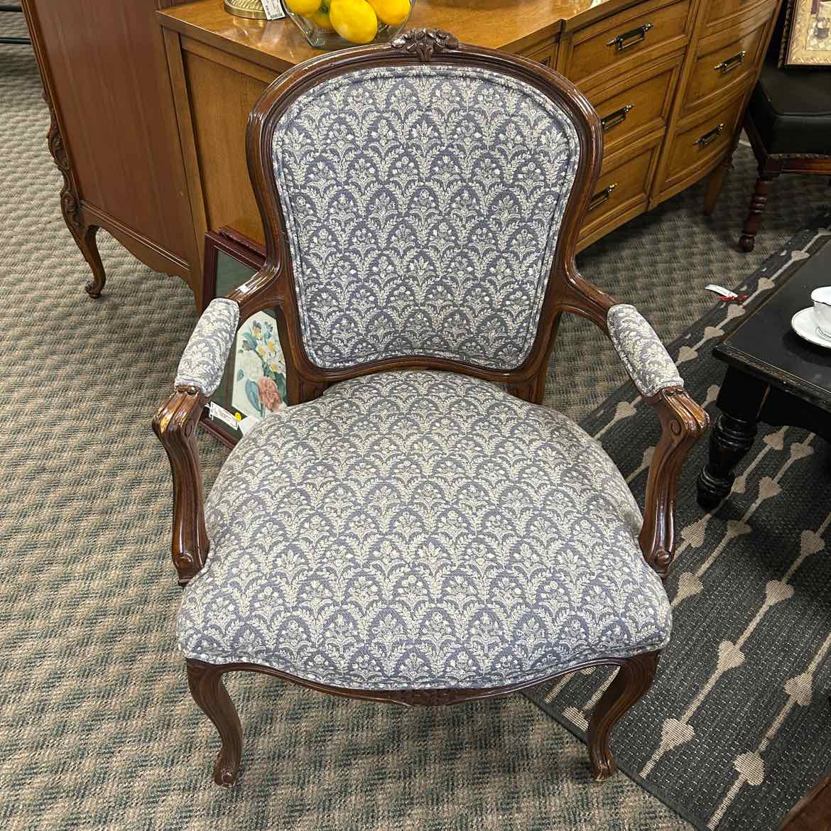 Woodmark Blue & Cream Chair