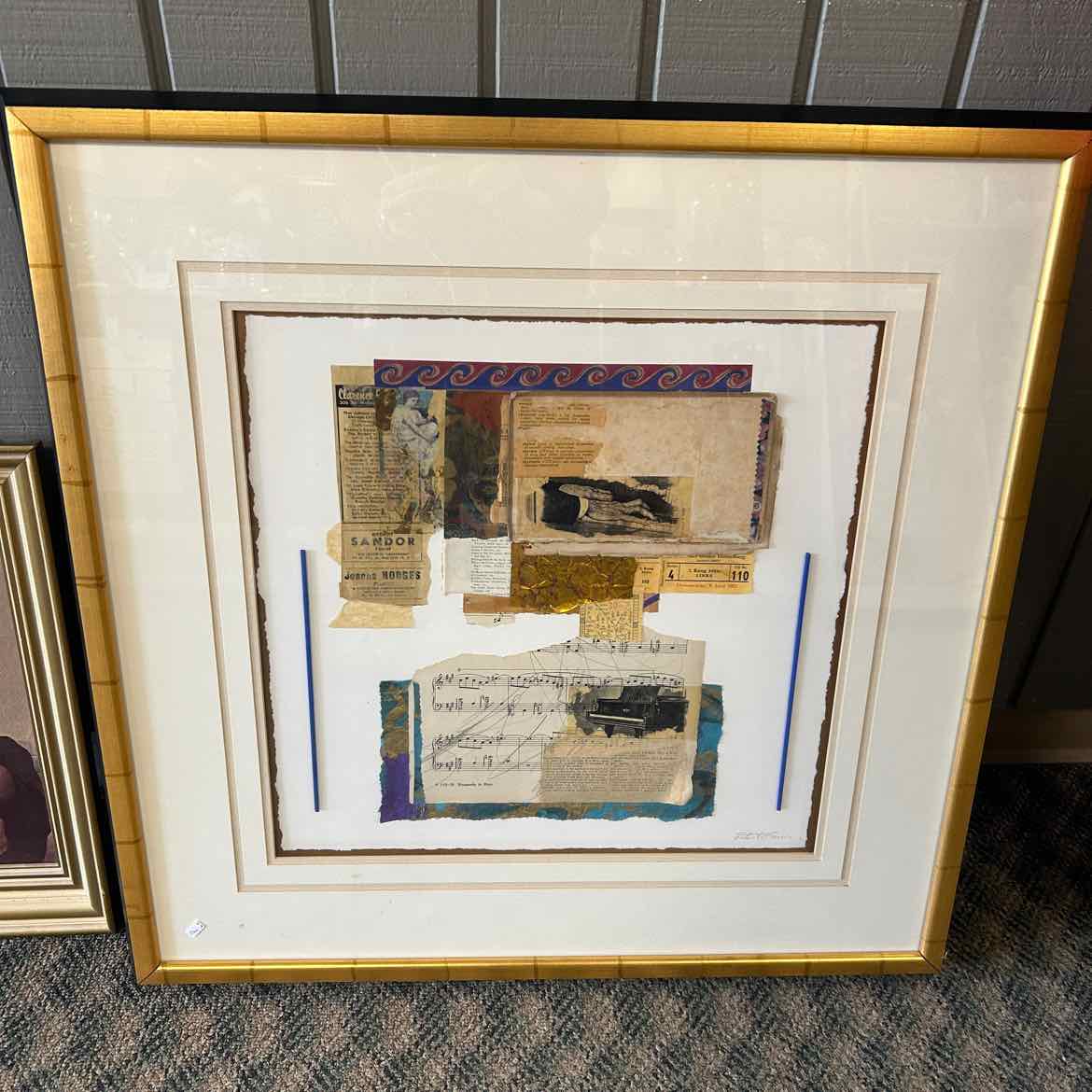 Mixed Media Collage Art Picture
