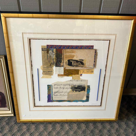 Mixed Media Collage Art Picture