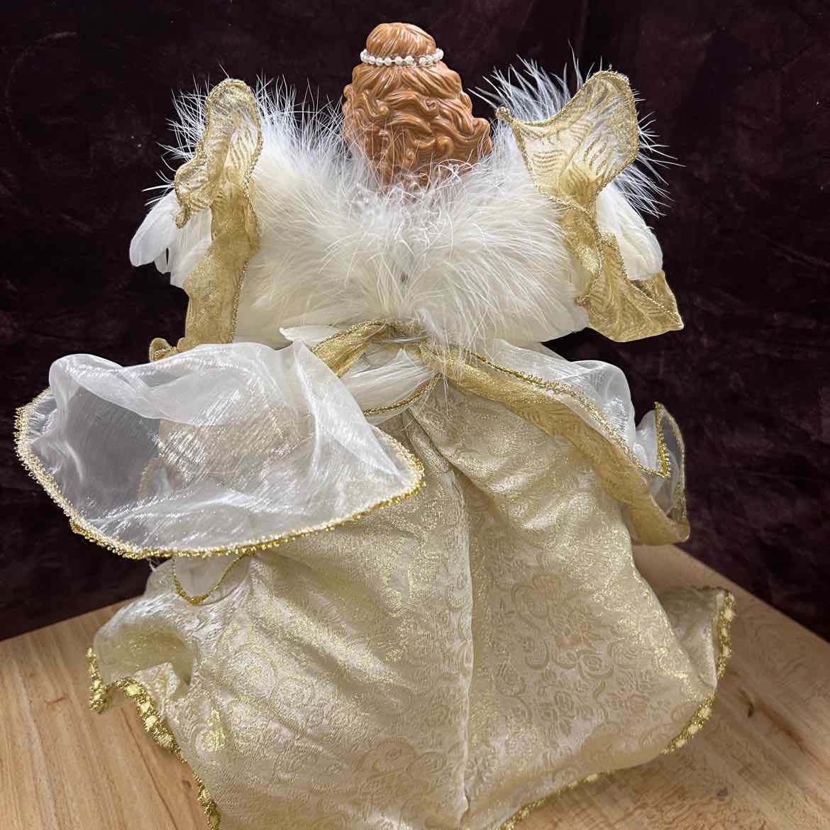 Gold Angel Large Tree Topper