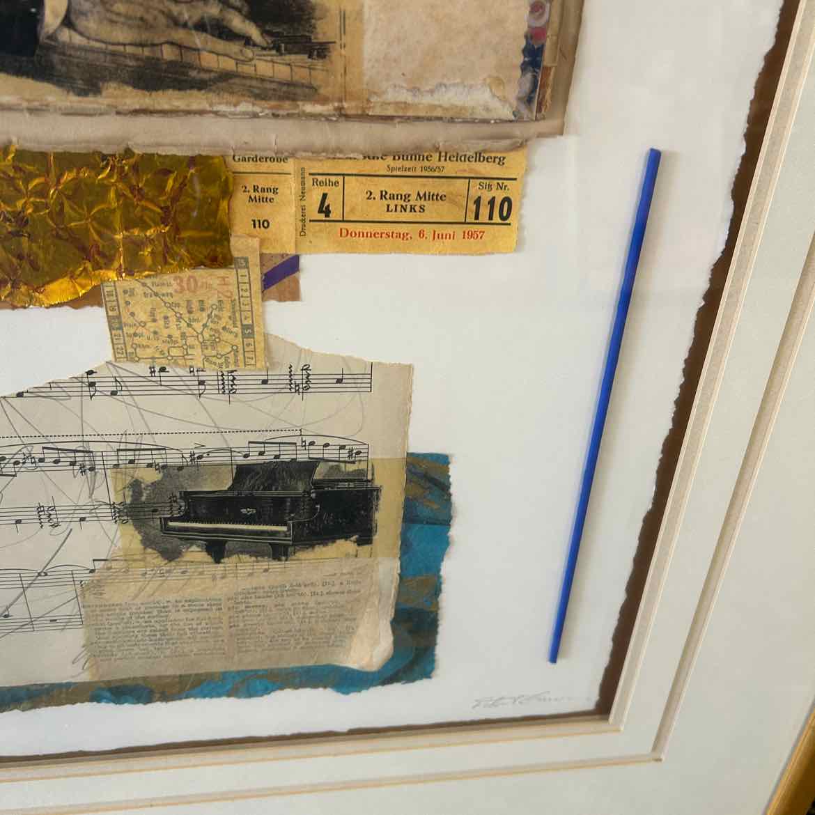 Mixed Media Collage Art Picture