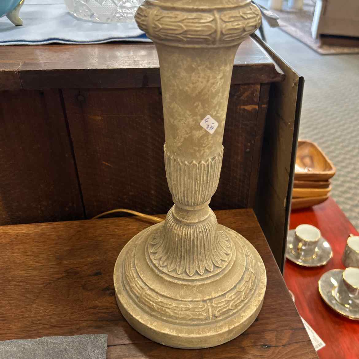 3 Way Gray Metal Lamp